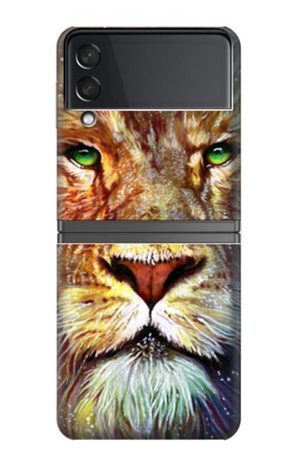 S1354 ライオン Lion Samsung Galaxy Z Flip 4 バックケース、フリップケース・カバー