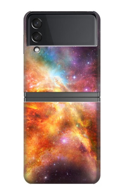 S1963 星雲スペース Nebula Rainbow Space Samsung Galaxy Z Flip 4 バックケース、フリップケース・カバー