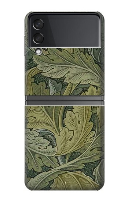 S3790 ウィリアムモリスアカンサスの葉 William Morris Acanthus Leaves Samsung Galaxy Z Flip 4 バックケース、フリップケース・カバー