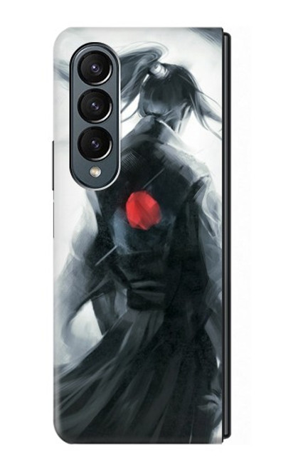 S1339 日本サムライ武士道 Japan Samurai Bushido Samsung Galaxy Z Fold 4 バックケース、フリップケース・カバー