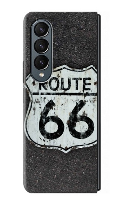 S3207 ルート66サイン Route 66 Sign Samsung Galaxy Z Fold 4 バックケース、フリップケース・カバー