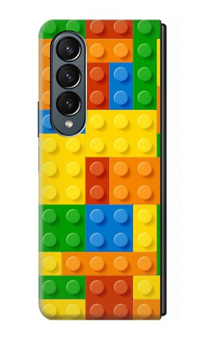 S3595 レンガのおもちゃ Brick Toy Samsung Galaxy Z Fold 4 バックケース、フリップケース・カバー