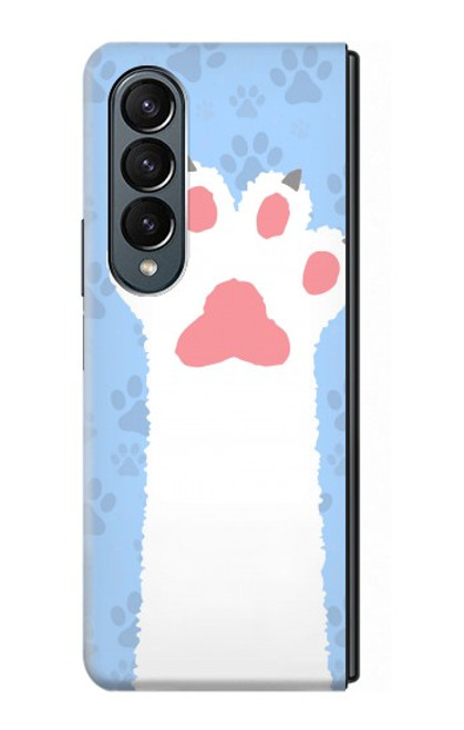 S3618 猫の足 Cat Paw Samsung Galaxy Z Fold 4 バックケース、フリップケース・カバー