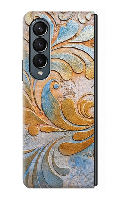 S3875 キャンバスヴィンテージラグ Canvas Vintage Rugs Samsung Galaxy Z Fold 4 バックケース、フリップケース・カバー