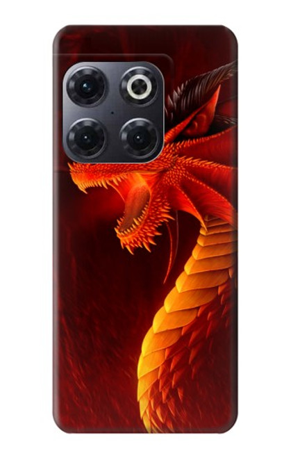 S0526 レッド・ドラゴン Red Dragon OnePlus 10T バックケース、フリップケース・カバー