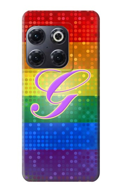S2899 レインボーLGBTゲイプライド旗 Rainbow LGBT Gay Pride Flag OnePlus 10T バックケース、フリップケース・カバー