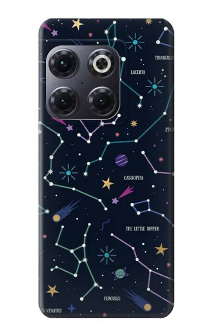 S3220 スターマップ星座星座 Star Map Zodiac Constellations OnePlus 10T バックケース、フリップケース・カバー