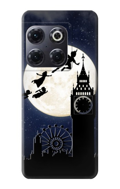 S3249 ピーター・パン Peter Pan Fly Full Moon Night OnePlus 10T バックケース、フリップケース・カバー
