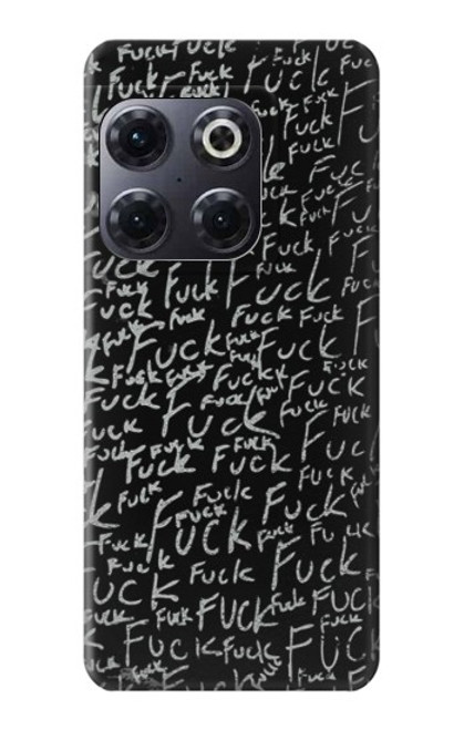 S3478 面白い言葉黒板 Funny Words Blackboard OnePlus 10T バックケース、フリップケース・カバー