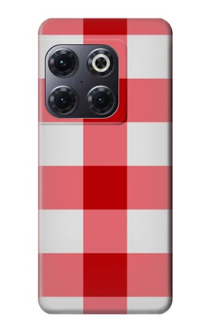 S3535 レッドギンガム Red Gingham OnePlus 10T バックケース、フリップケース・カバー