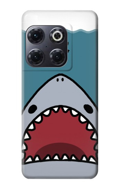 S3825 漫画のサメの海のダイビング Cartoon Shark Sea Diving OnePlus 10T バックケース、フリップケース・カバー