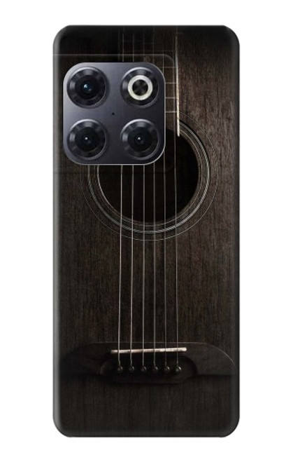 S3834 ブラックギター Old Woods Black Guitar OnePlus 10T バックケース、フリップケース・カバー