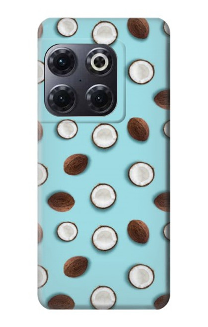 S3860 ココナッツドット柄 Coconut Dot Pattern OnePlus 10T バックケース、フリップケース・カバー