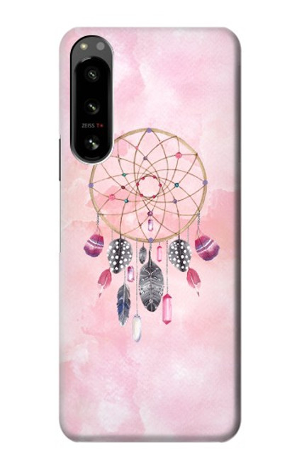 S3094 ドリームキャッチャー 水彩 Dreamcatcher Watercolor Painting Sony Xperia 5 IV バックケース、フリップケース・カバー