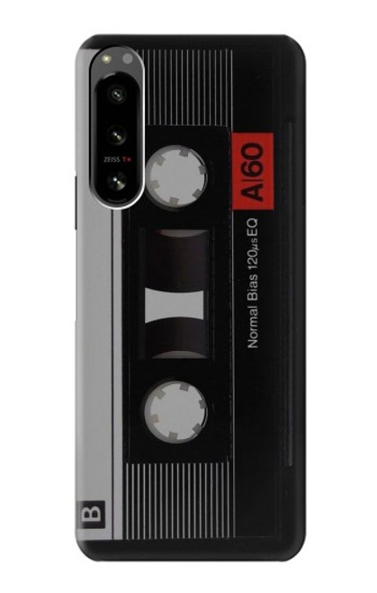 S3516 ビンテージカセットテープ Vintage Cassette Tape Sony Xperia 5 IV バックケース、フリップケース・カバー