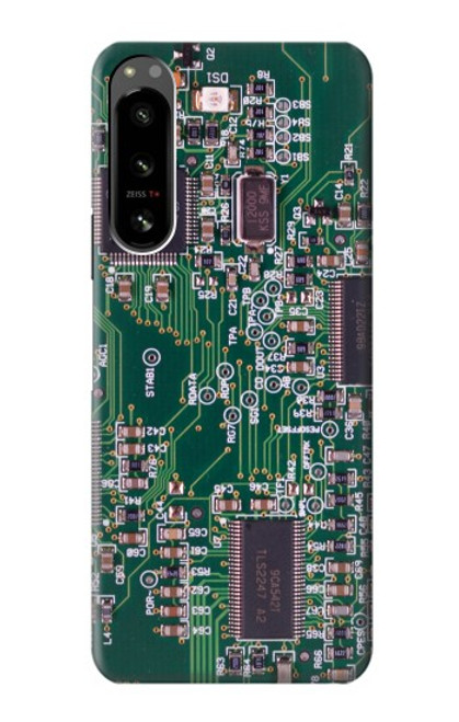 S3519 電子回路基板のグラフィック Electronics Circuit Board Graphic Sony Xperia 5 IV バックケース、フリップケース・カバー