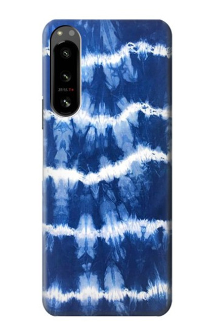 S3671 ブルータイダイ Blue Tie Dye Sony Xperia 5 IV バックケース、フリップケース・カバー