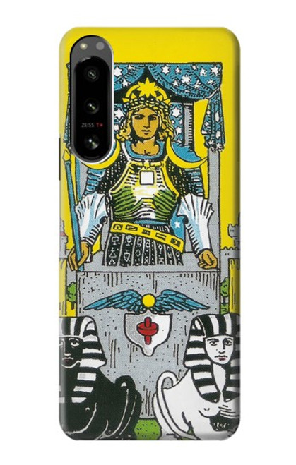 S3739 タロットカード戦車 Tarot Card The Chariot Sony Xperia 5 IV バックケース、フリップケース・カバー