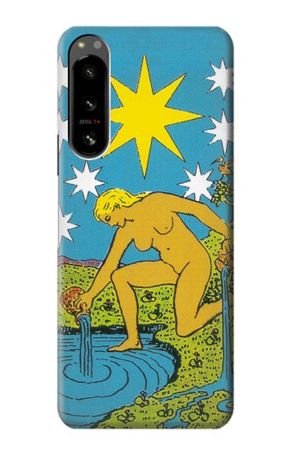 S3744 タロットカードスター Tarot Card The Star Sony Xperia 5 IV バックケース、フリップケース・カバー