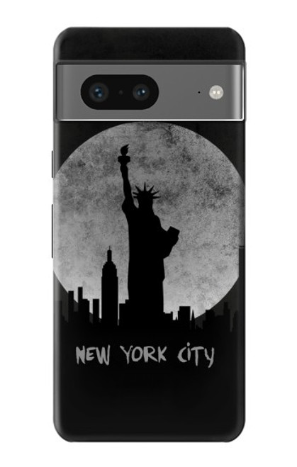 S3097 ニューヨーク市 New York City Google Pixel 7 バックケース、フリップケース・カバー