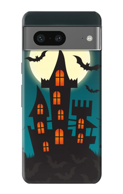 S3268 ハロウィンフェスティバル城 Halloween Festival Castle Google Pixel 7 バックケース、フリップケース・カバー