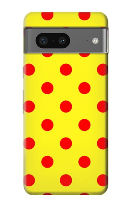 S3526 赤い水玉 Red Spot Polka Dot Google Pixel 7 バックケース、フリップケース・カバー
