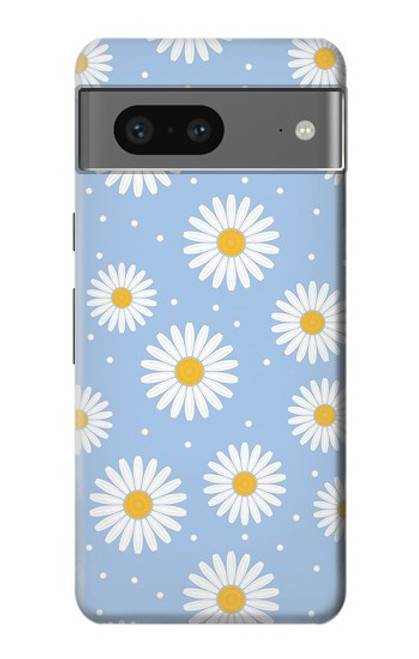 S3681 デイジーの花のパターン Daisy Flowers Pattern Google Pixel 7 バックケース、フリップケース・カバー