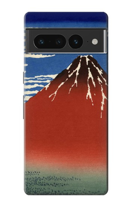 S2390 葛飾北斎 赤富士 Katsushika Hokusai Red Fuji Google Pixel 7 Pro バックケース、フリップケース・カバー