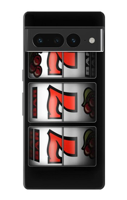 S2406 スロットマシンラッキー777 777 Slot Machine Lucky 777 Google Pixel 7 Pro バックケース、フリップケース・カバー