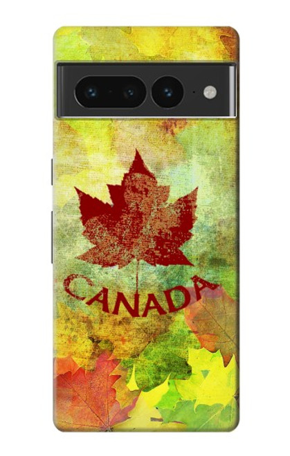 S2523 カナダ秋のメープルリーフ Canada Autumn Maple Leaf Google Pixel 7 Pro バックケース、フリップケース・カバー