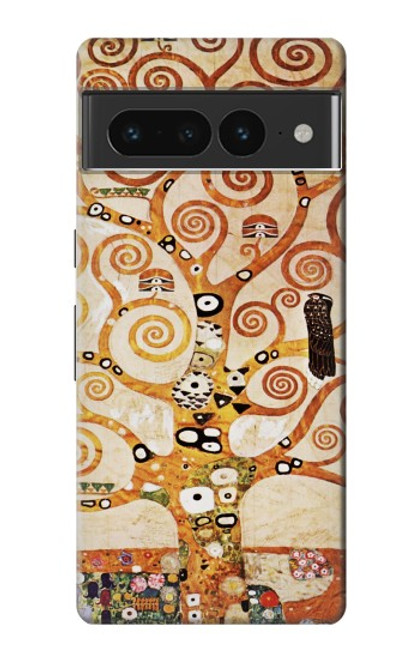 S2723 グスタフ・クリムト 生命の木 The Tree of Life Gustav Klimt Google Pixel 7 Pro バックケース、フリップケース・カバー