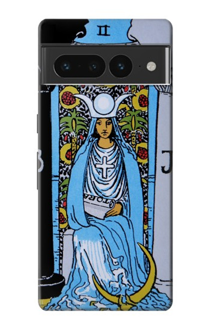 S2764 タロットカード 女教皇 High Priestess Tarot Card Google Pixel 7 Pro バックケース、フリップケース・カバー