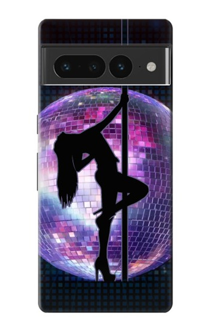 S3284 セクシーな女の子ディスコポールダンス Sexy Girl Disco Pole Dance Google Pixel 7 Pro バックケース、フリップケース・カバー