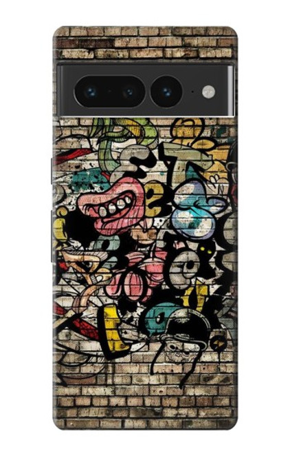 S3394 落書き Graffiti Wall Google Pixel 7 Pro バックケース、フリップケース・カバー