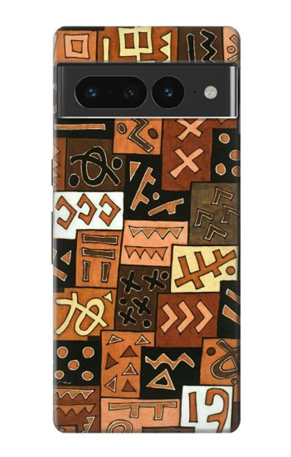 S3460 マリ芸術 Mali Art Pattern Google Pixel 7 Pro バックケース、フリップケース・カバー