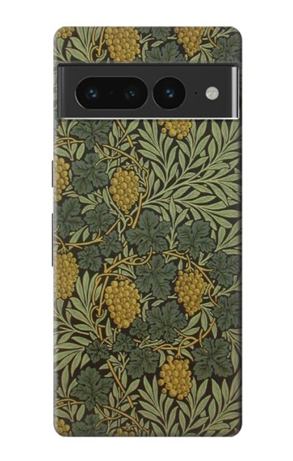 S3662 ウィリアム・モリス・ヴァイン・パターン William Morris Vine Pattern Google Pixel 7 Pro バックケース、フリップケース・カバー