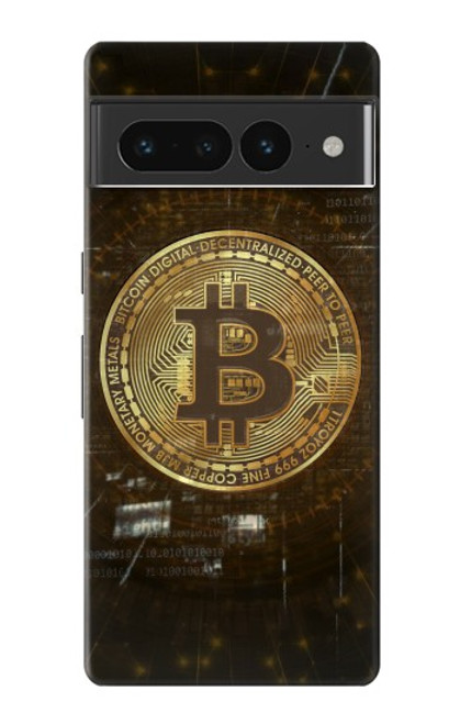 S3798 暗号通貨ビットコイン Cryptocurrency Bitcoin Google Pixel 7 Pro バックケース、フリップケース・カバー