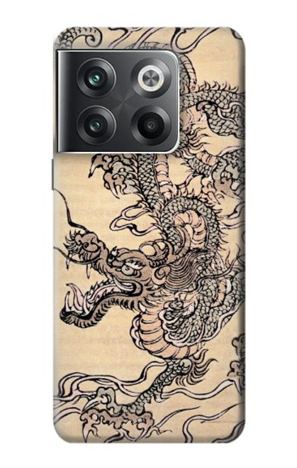 S0318 アンティークドラゴン Antique Dragon OnePlus Ace Pro バックケース、フリップケース・カバー