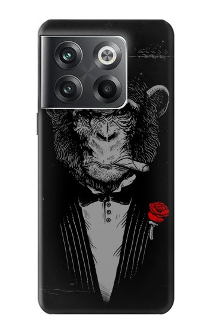 S3167 面白いマフィア猿 Funny Gangster Mafia Monkey OnePlus Ace Pro バックケース、フリップケース・カバー