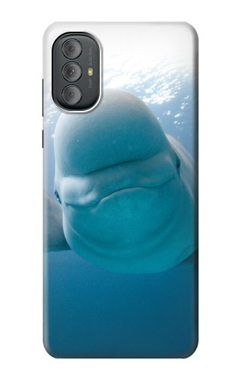 S1801 ベルーガ スマイルクジラ Beluga Whale Smile Whale Motorola Moto G Power 2022, G Play 2023 バックケース、フリップケース・カバー