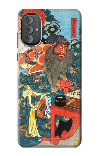 S1826 歌川国芳・グアン・ユー Utagawa Kuniyoshi Guan Yu Motorola Moto G Power 2022, G Play 2023 バックケース、フリップケース・カバー