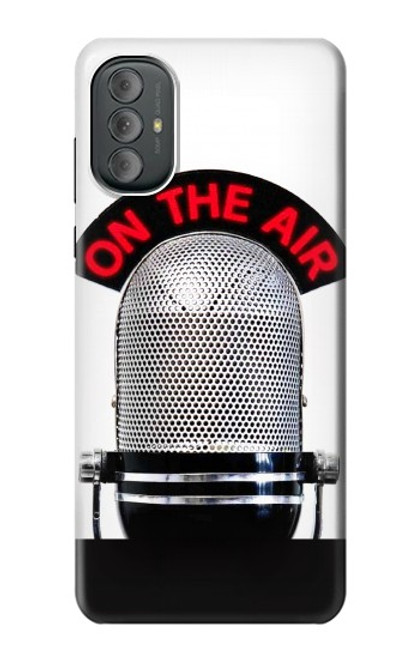 S2381 オンエアヴィンテージラジオマイク Vintage Radio Microphone On The Air Motorola Moto G Power 2022, G Play 2023 バックケース、フリップケース・カバー S2381 オンエアヴィンテージラジオマイク Vintage Radio Microphone On The Air Motorola Moto G Power 2022, G Play 2023 バックケース、フリップケース・カバー