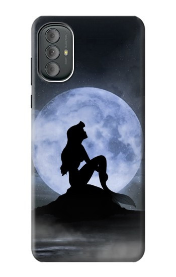 S2668 マーメイドシルエット月の夜 Mermaid Silhouette Moon Night Motorola Moto G Power 2022, G Play 2023 バックケース、フリップケース・カバー