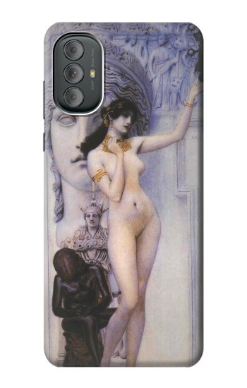 S3353 グスタフ・クリムト彫刻の寓意 Gustav Klimt Allegory of Sculpture Motorola Moto G Power 2022, G Play 2023 バックケース、フリップケース・カバー