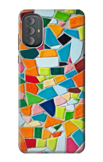 S3391 モザイクアートグラフィック Abstract Art Mosaic Tiles Graphic Motorola Moto G Power 2022, G Play 2023 バックケース、フリップケース・カバー