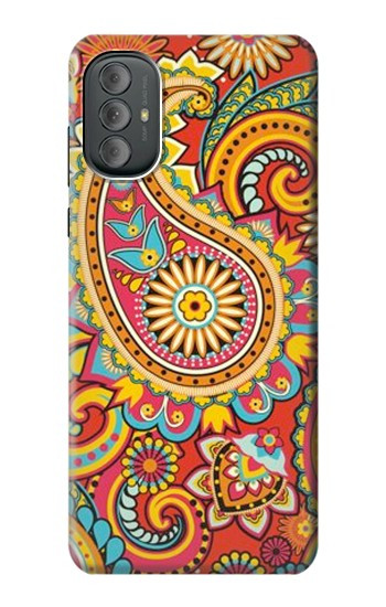 S3402 ペイズリー花柄 Floral Paisley Pattern Seamless Motorola Moto G Power 2022, G Play 2023 バックケース、フリップケース・カバー