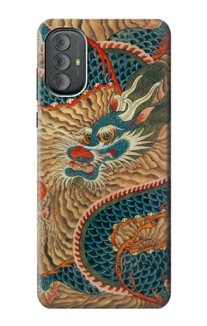 S3541 ドラゴンクラウドペインティング Dragon Cloud Painting Motorola Moto G Power 2022, G Play 2023 バックケース、フリップケース・カバー