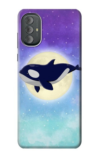 S3807 キラーホエールオルカ月パステルファンタジー Killer Whale Orca Moon Pastel Fantasy Motorola Moto G Power 2022, G Play 2023 バックケース、フリップケース・カバー