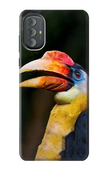 S3876 カラフルなサイチョウ Colorful Hornbill Motorola Moto G Power 2022, G Play 2023 バックケース、フリップケース・カバー