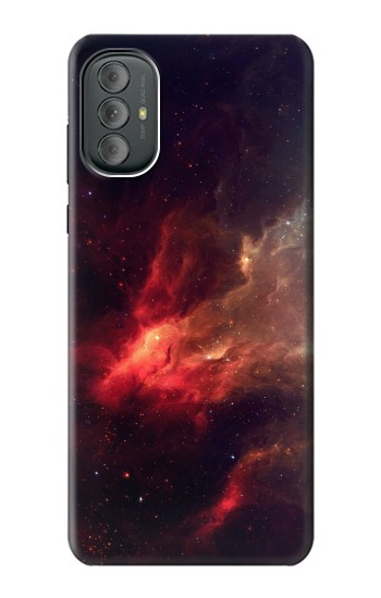 S3897 赤い星雲の宇宙 Red Nebula Space Motorola Moto G Power 2022, G Play 2023 バックケース、フリップケース・カバー